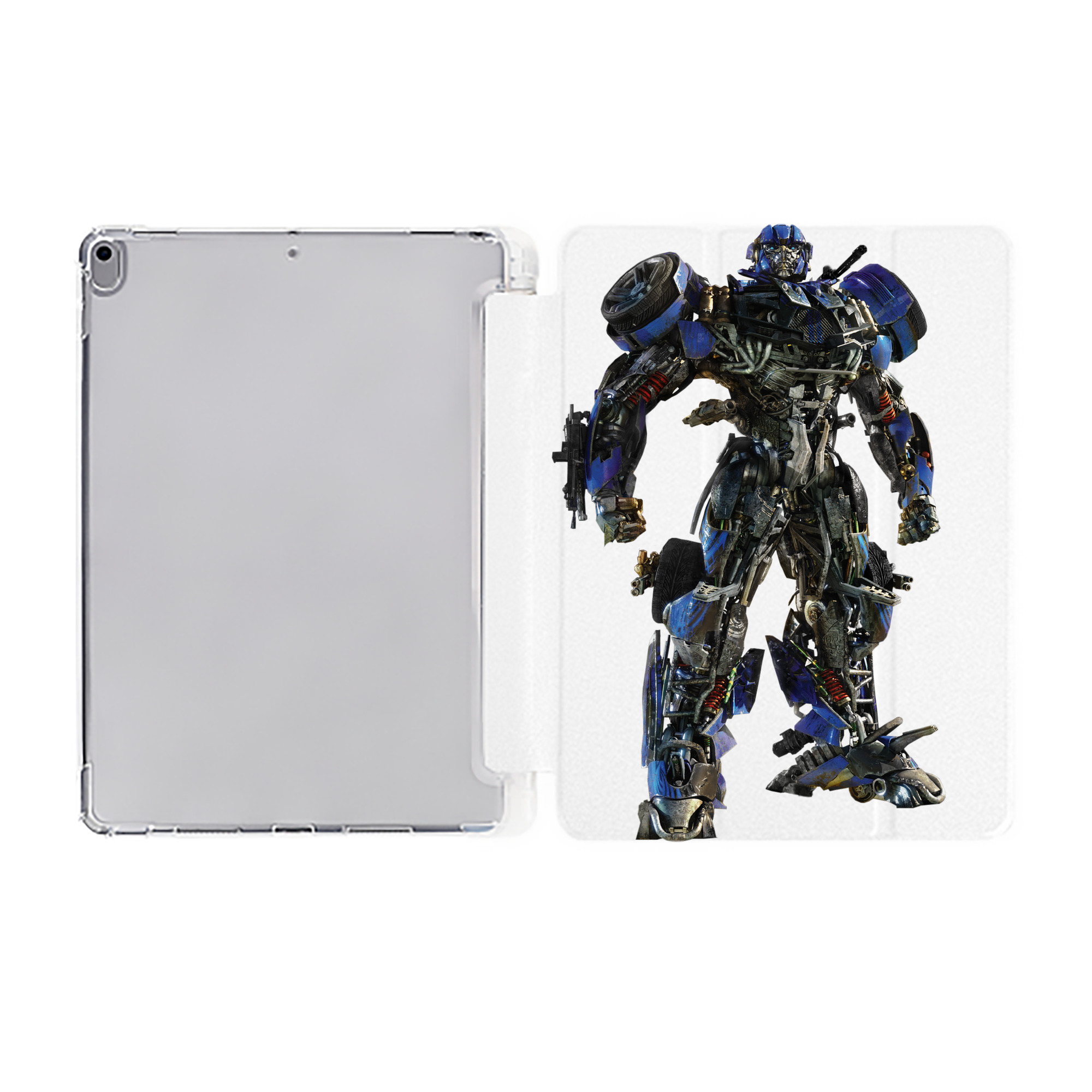 （画像用）  IPad ケース ペン収納付き 三つ折りスタンド PUレザー×シリコン 対応機種9.5/10.5/10.9インチ